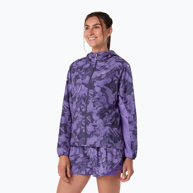 Dámská běžecká bunda ASICS Fujitrail Packable amethyst 4