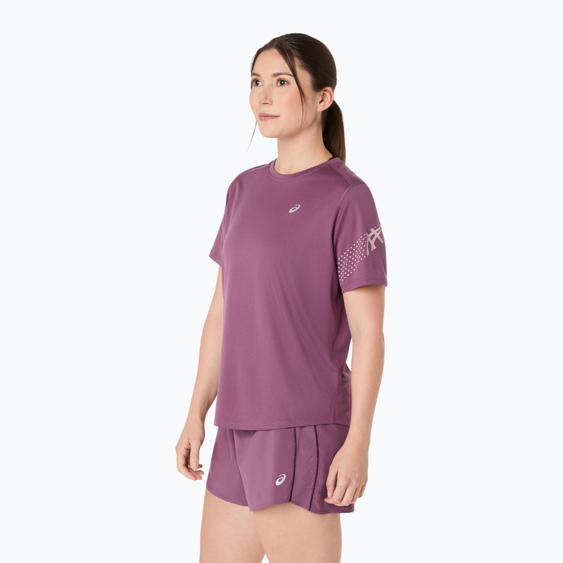 Dámské běžecké tričko ASICS Icon SS velvet purple 4