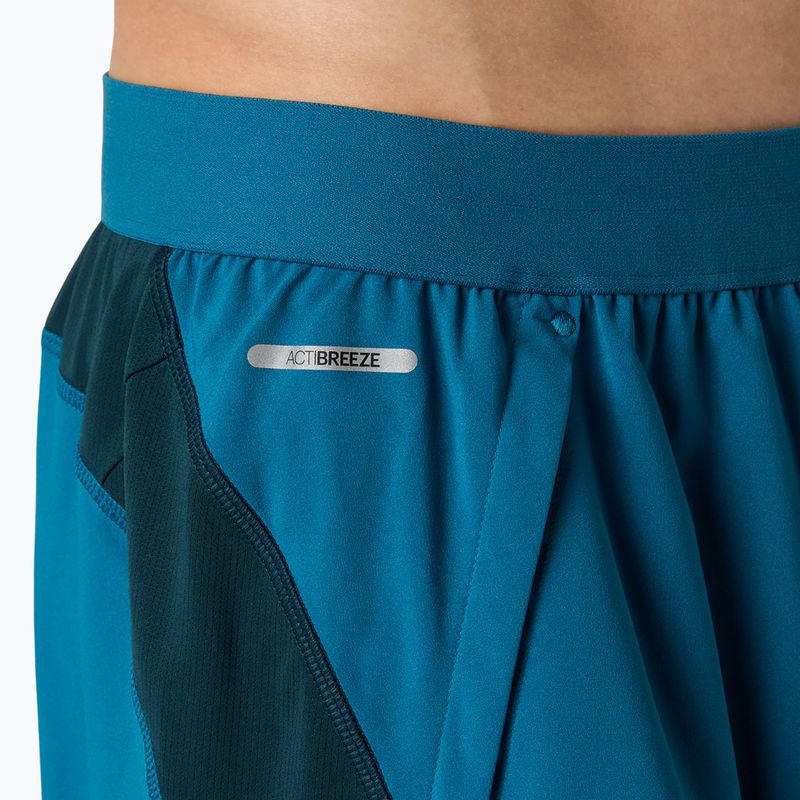 Pánské běžecké šortky ASICS Road 5IN tranquil teal/dark teal/yamabuki 5