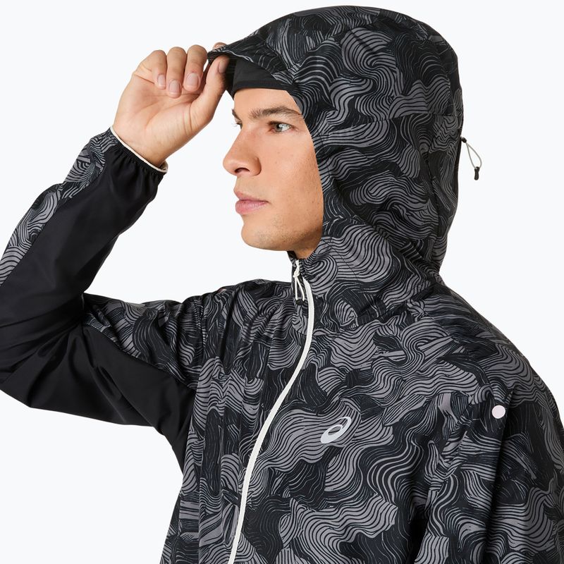 Dámská běžecká bunda ASICS Fujitrail Packable performance black 7