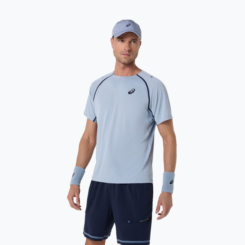 Pánské tenisové tričko ASICS Match grey/blue 5