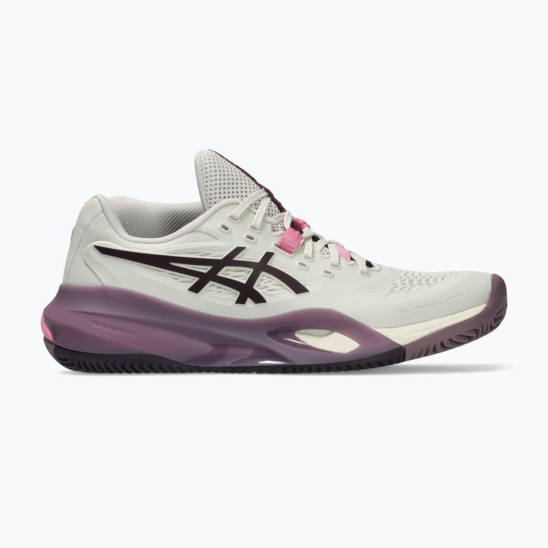 Dámské tenisové boty ASICS Gel-Resolution X Clay soft oat/dark aubergine