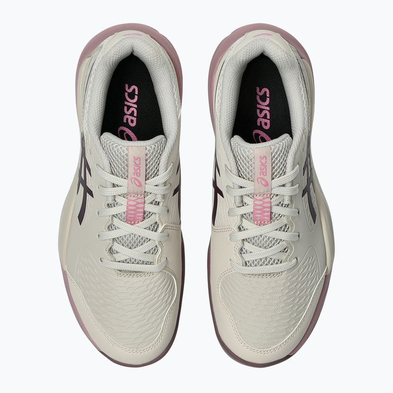 Dětské tenisové boty ASICS Gel-Resolution X GS soft oat/dark aubergine 12