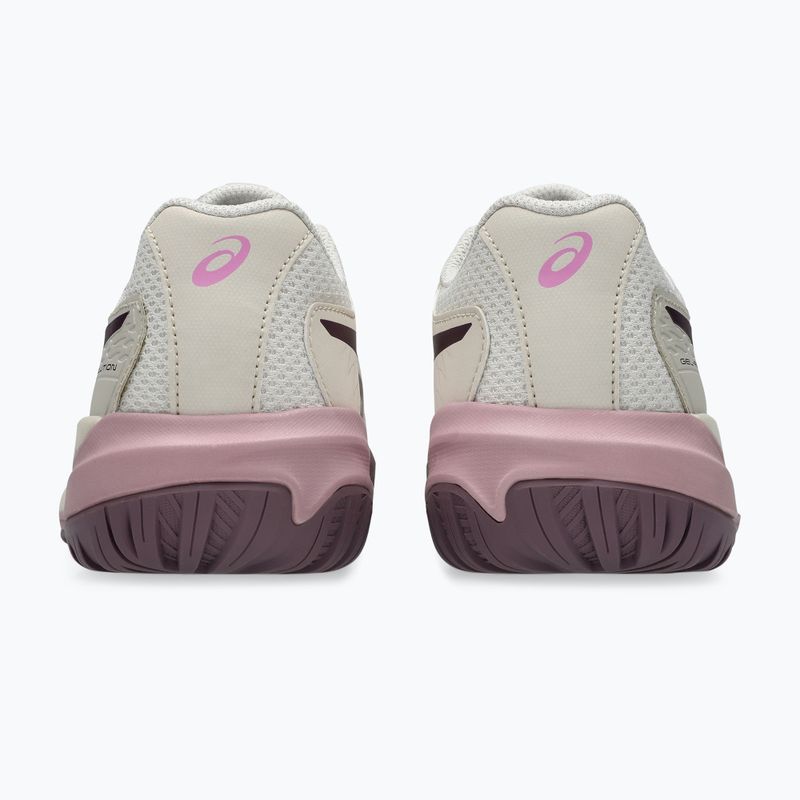 Dětské tenisové boty ASICS Gel-Resolution X GS soft oat/dark aubergine 13