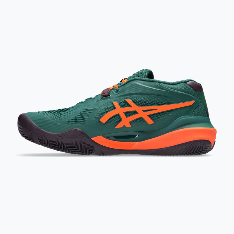 Pánské boty na padel Asics Gel-Resolution X Padel Jewel Green/Energy Orange 2