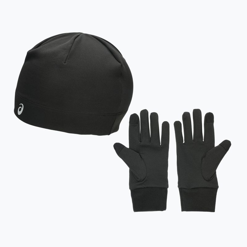 Čepice a rukavice ASICS Winter Pack performance black 2