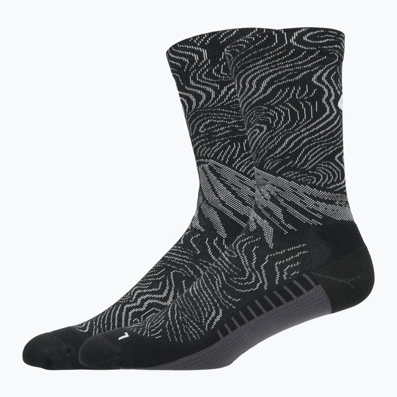 Ponožky ASICS Fujitrail Graphic Crew black/cloud grey 2