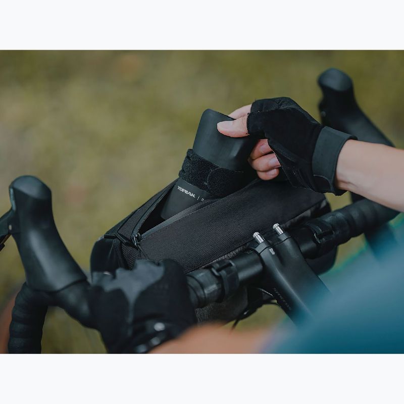 Brašna na řidítka top tričko eak Tubular Barbag 3,8 l black 7
