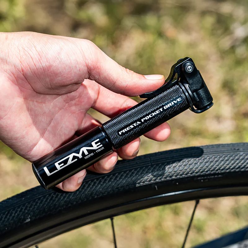 Cyklistická pumpa Lezyne Presta Pocket Drive 160psi black 4