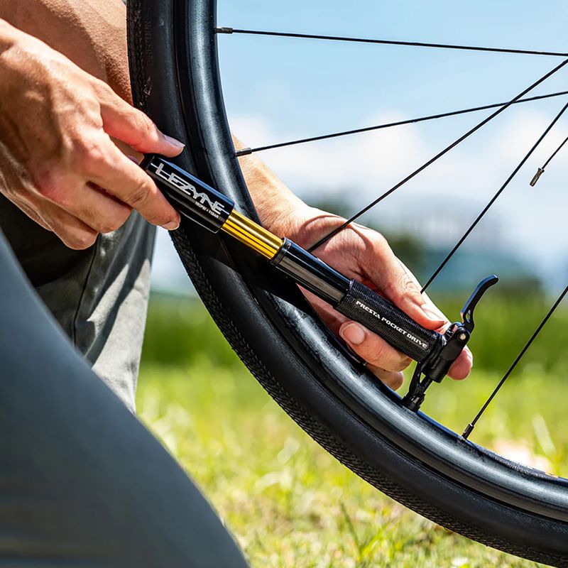 Cyklistická pumpa Lezyne Presta Pocket Drive 160psi black 6