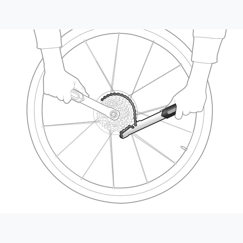 Klíč na kazety na kolo Topeak Chain Whip/Sprocket Remover 2