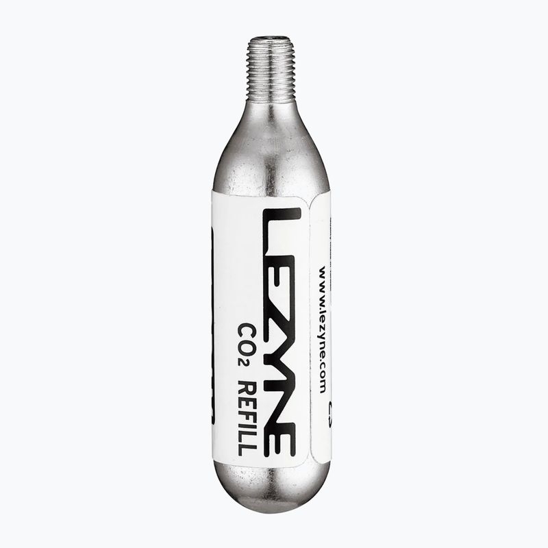 Plynové kartuše pro pumpu na kolo se závitem Lezyne CO2 16g 5 ks silver