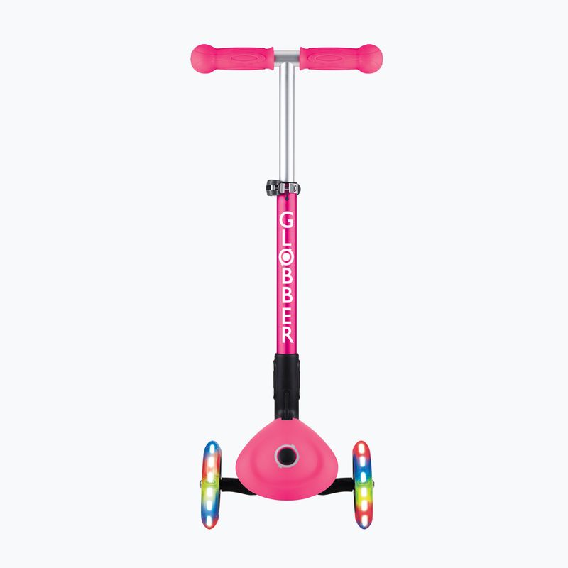 Dětská koloběžka Globber Junior Foldable Lights deep pink 3