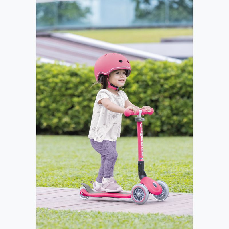 Dětská koloběžka Globber Junior Foldable Lights deep pink 9