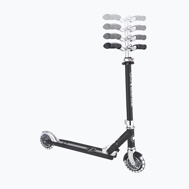Dětská městská koloběžka Globber Flow Element Lights black 9