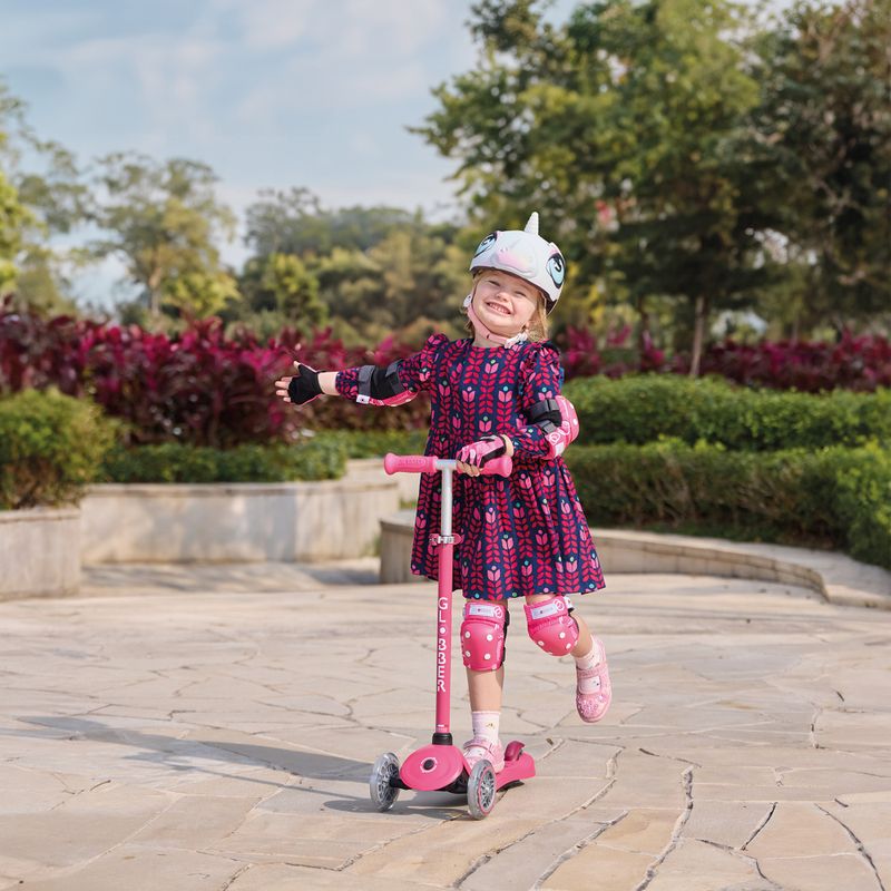 Dětská koloběžka Globber Go.Up Sporty Lights fuchsia 15