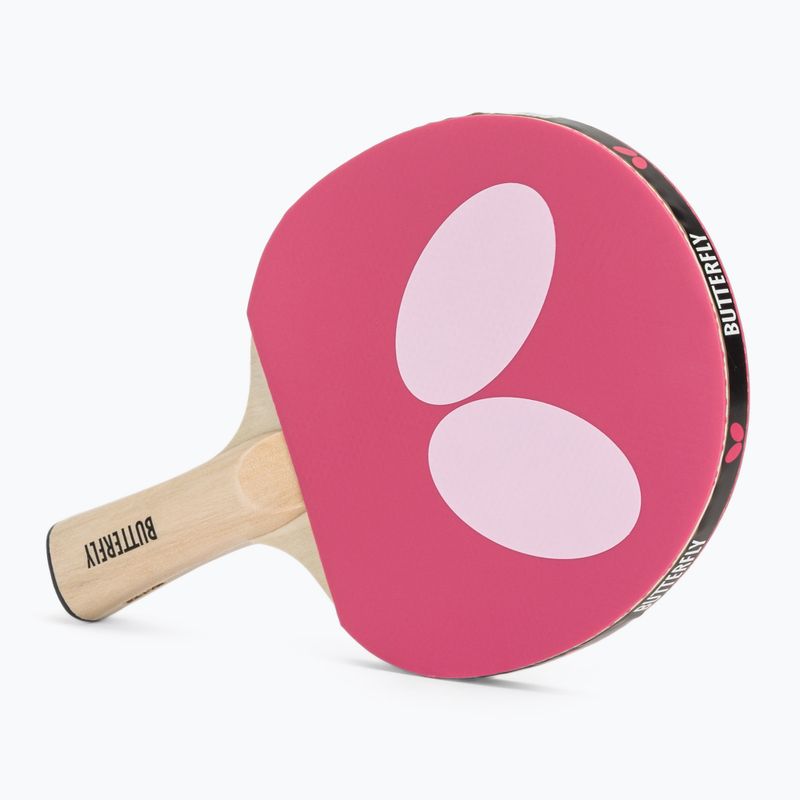 Pálka na stolní tenis Butterfly Logo pink 3