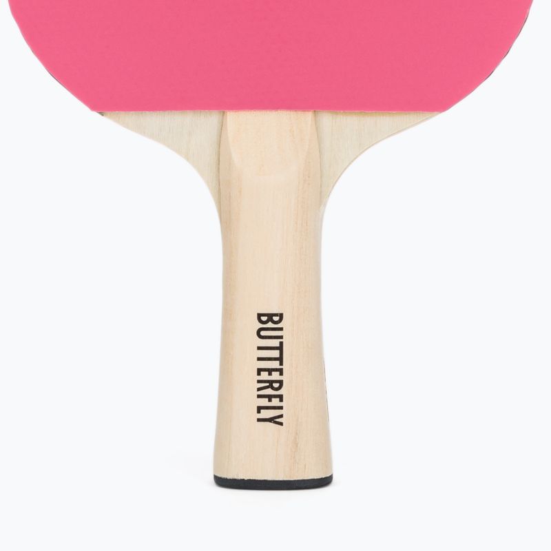 Pálka na stolní tenis Butterfly Logo pink 4
