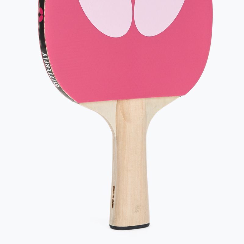 Pálka na stolní tenis Butterfly Logo pink 5