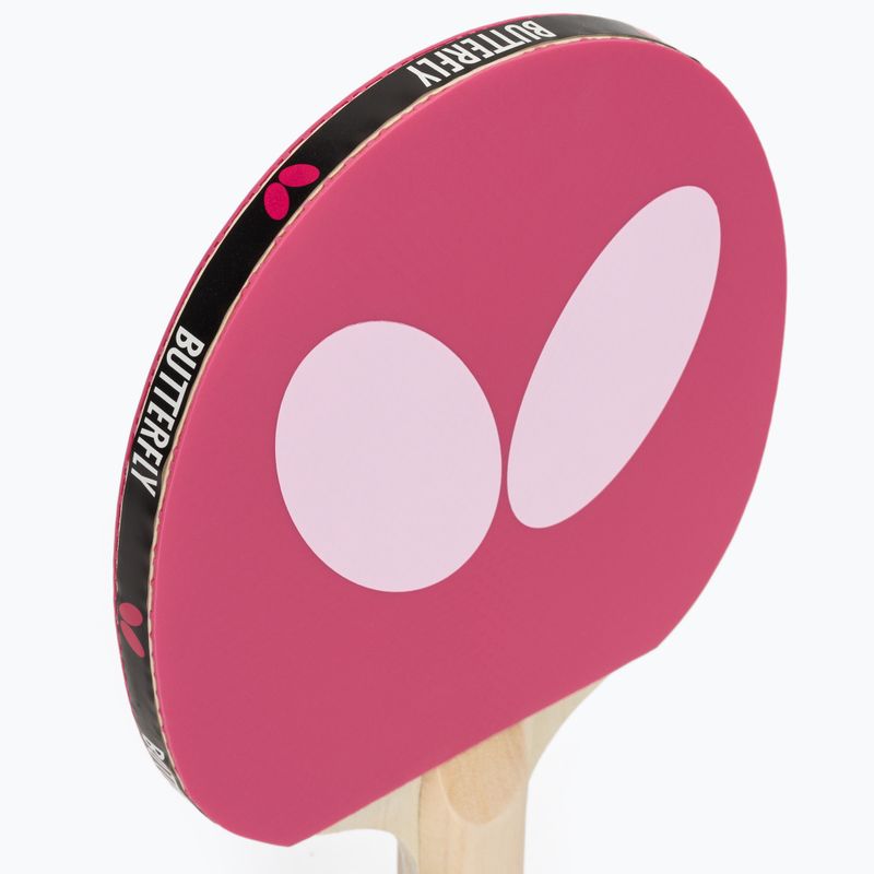 Pálka na stolní tenis Butterfly Logo pink 6