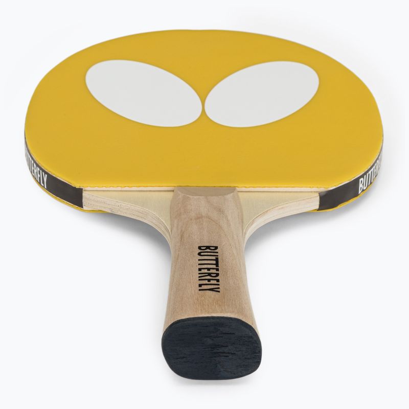 Pálka na stolní tenis Butterfly Logo yellow 2