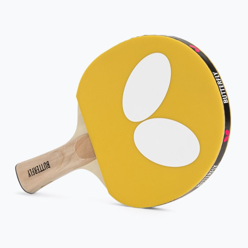 Pálka na stolní tenis Butterfly Logo yellow 3