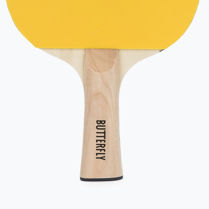 Pálka na stolní tenis Butterfly Logo yellow 4