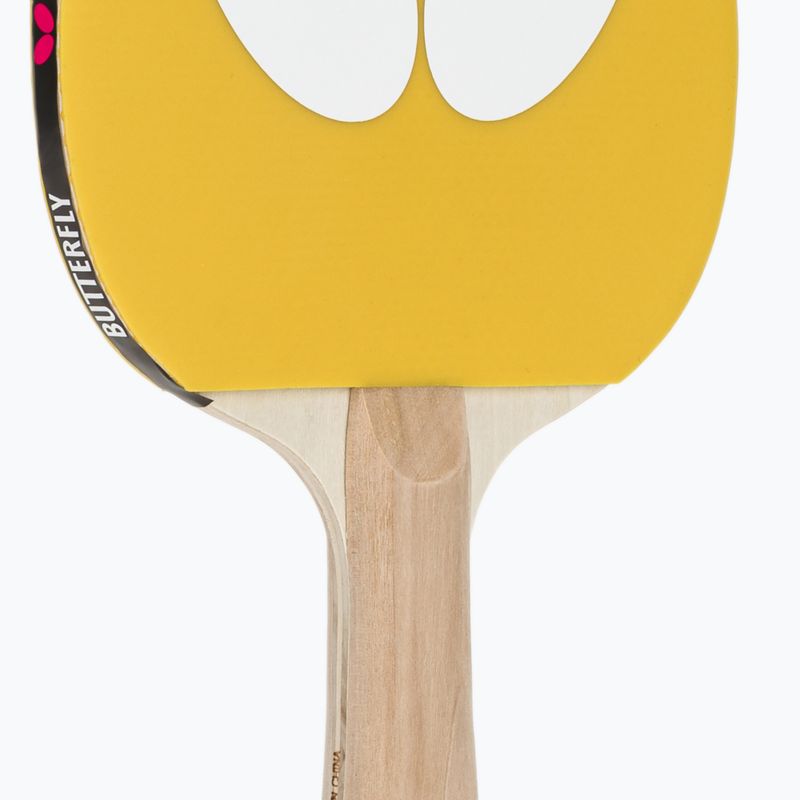 Pálka na stolní tenis Butterfly Logo yellow 5