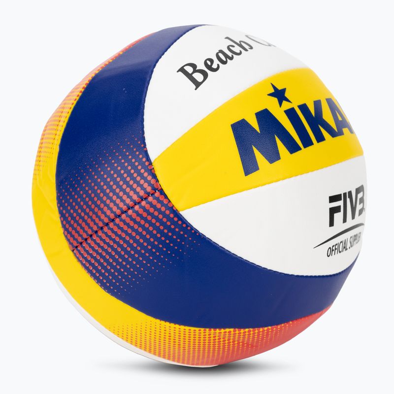 Volejbalový míč Mikasa BV1.550C white/blue/yellow/orange velikost 1,5 2