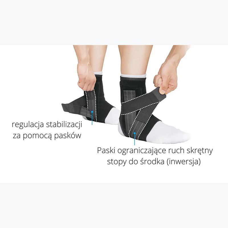 Zamst A1 Ankle Stabilizátor levého kotníku černý 670811 4