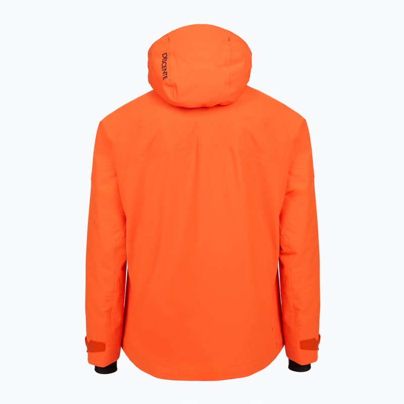 Pánská lyžařská bunda Descente Angular Line mandarin orange 2