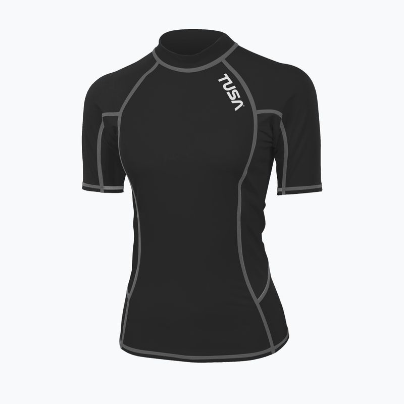 Dámské plavecké tričko TUSA Black rashguard