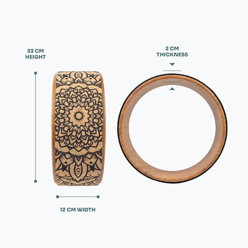 Jógový kruh Myga Brown mandala 6