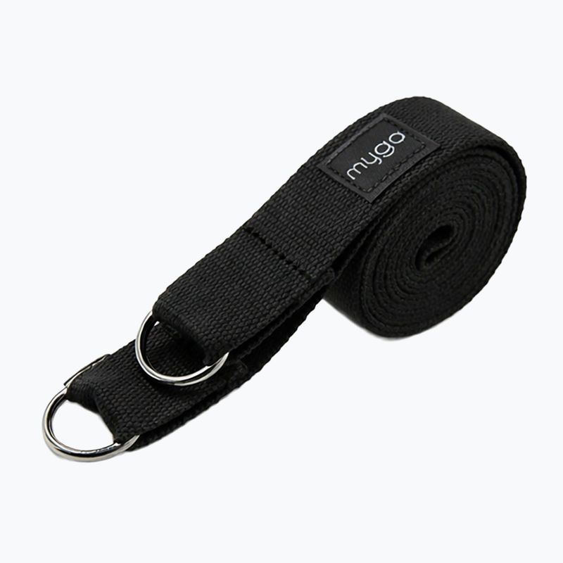 Pásek na jógu Myga 2 in 1 black