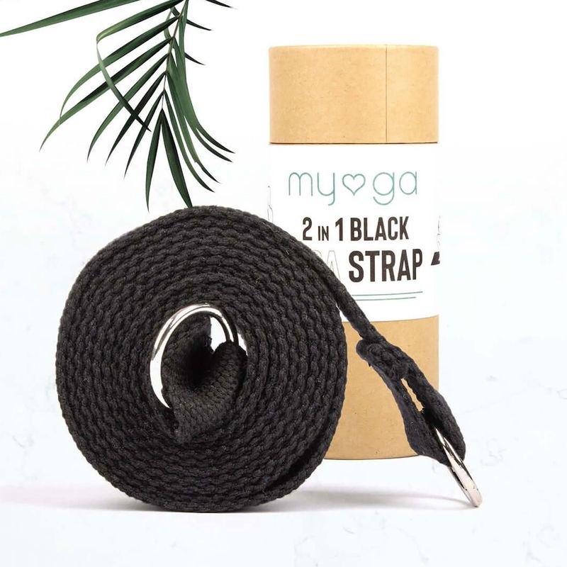 Pásek na jógu Myga 2 in 1 black 7