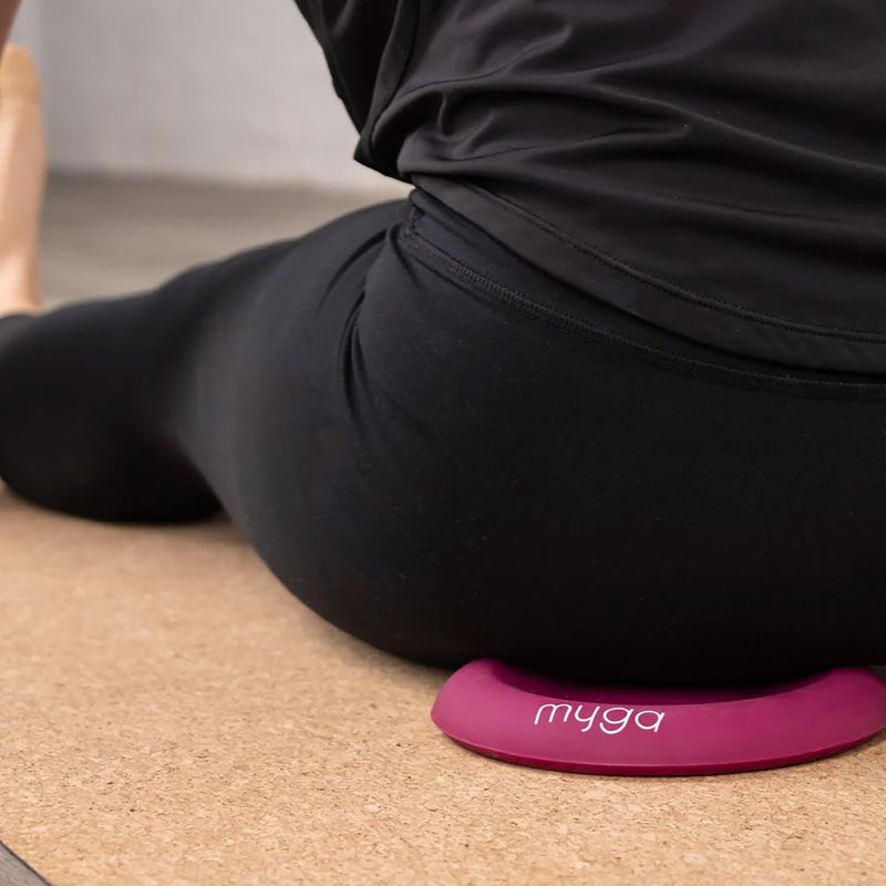 Gelová podložka na jógu Myga Support Pad purple 3