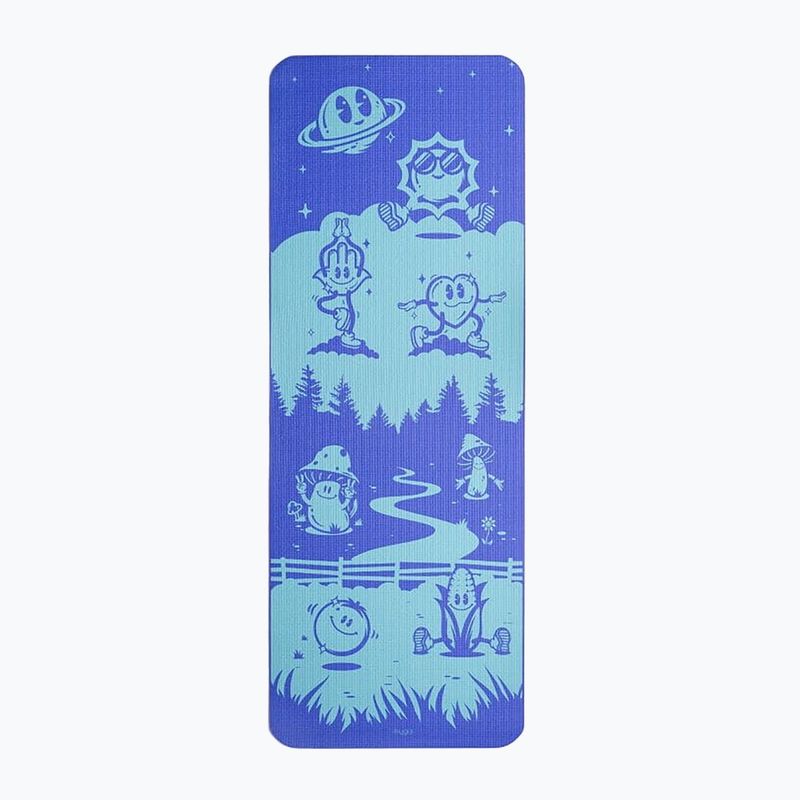 Dětská podložka na jógu Myga Frenzy 3 mm blue