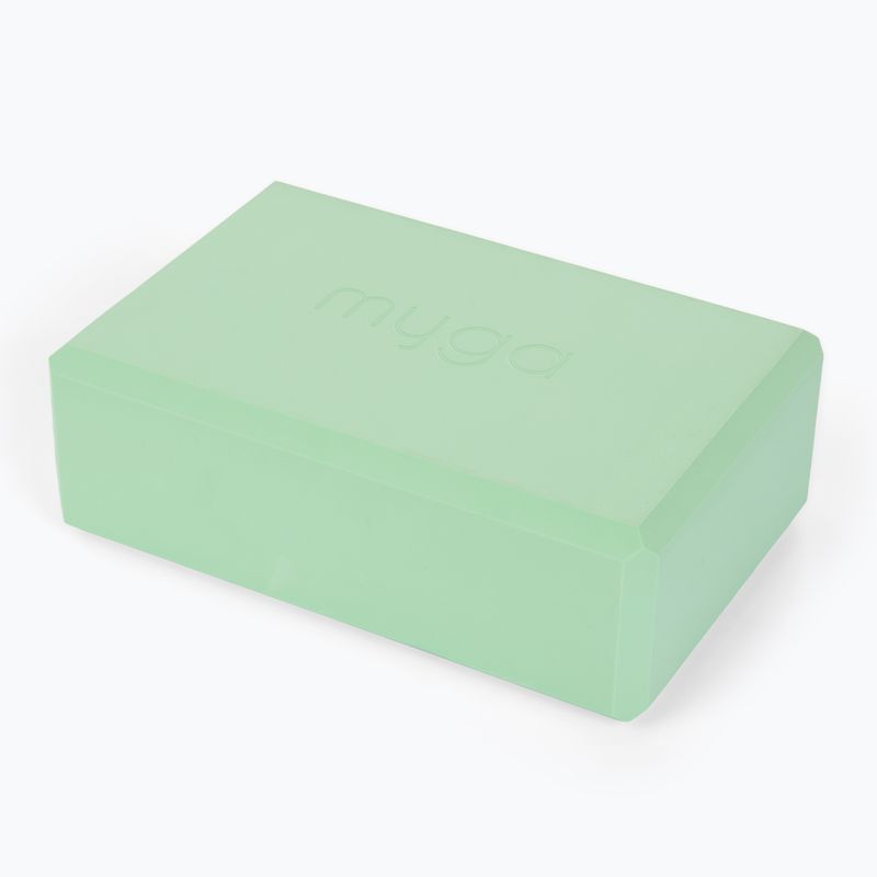 Sada na jógu Myga Sage Palm Yoga Set mat + block + green strap 5
