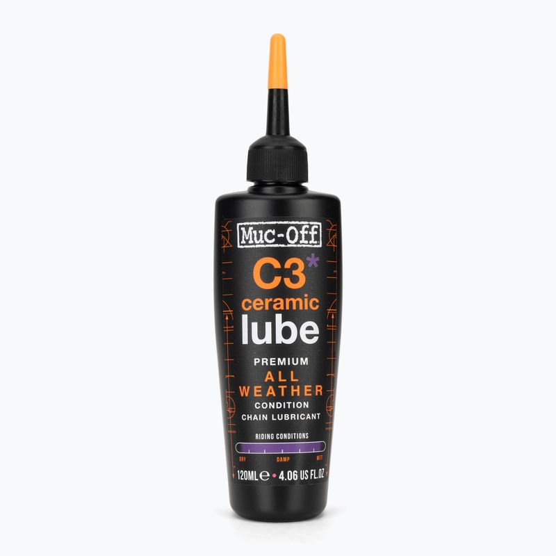 Mazivo na řetěz Muc-Off C3 All Weather Ceramic Lube 120 ml