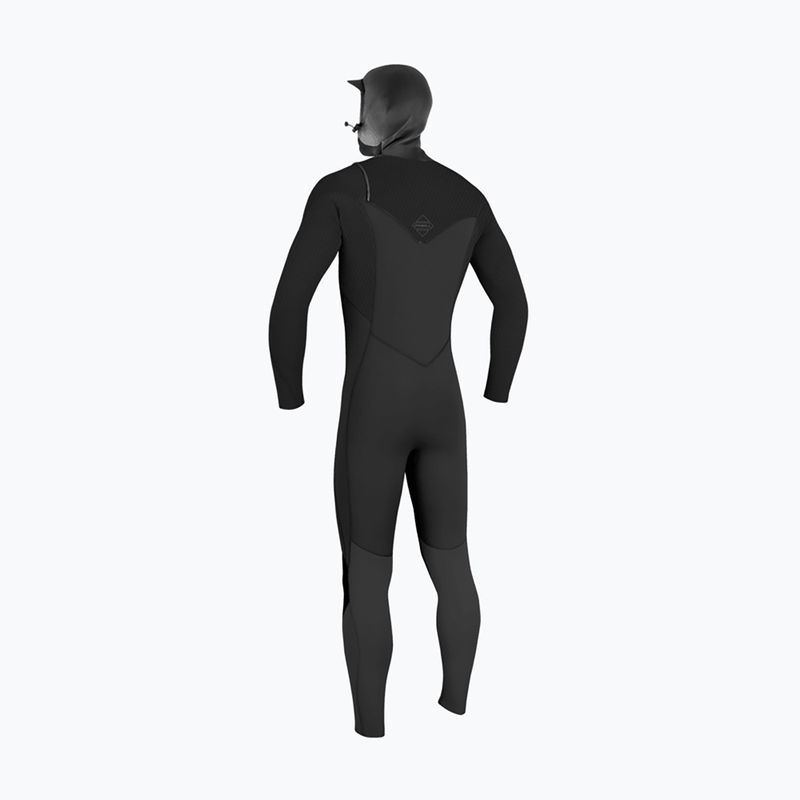 Pánský neopren O'Neill Hyperfreak 4/3+ mm Chest Zip with Hood black/black 2