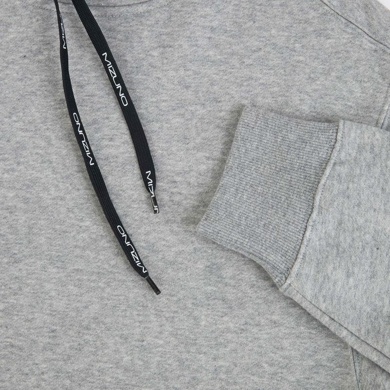 Pánská mikina Mizuno Takeshi Hoodie šedá 4