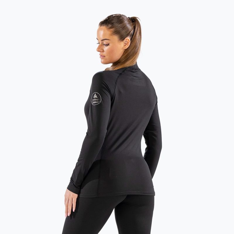 Dámská termoakční mikina Surfanic Cozy Zip Neck black 3