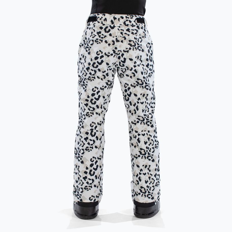 Dámské lyžařské kalhoty Surfanic Glow Animal Camo white 2