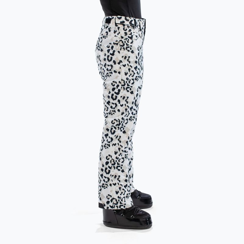 Dámské lyžařské kalhoty Surfanic Glow Animal Camo white 7