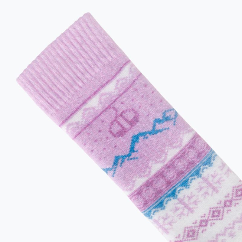 Lyžařské ponožky Surfanic Pro Tech Fairisle 3 balení ice lilac 3