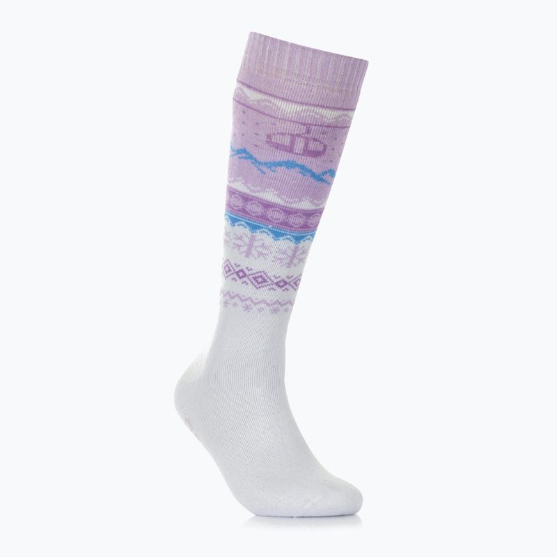 Lyžařské ponožky Surfanic Pro Tech Fairisle 3 balení ice lilac 8
