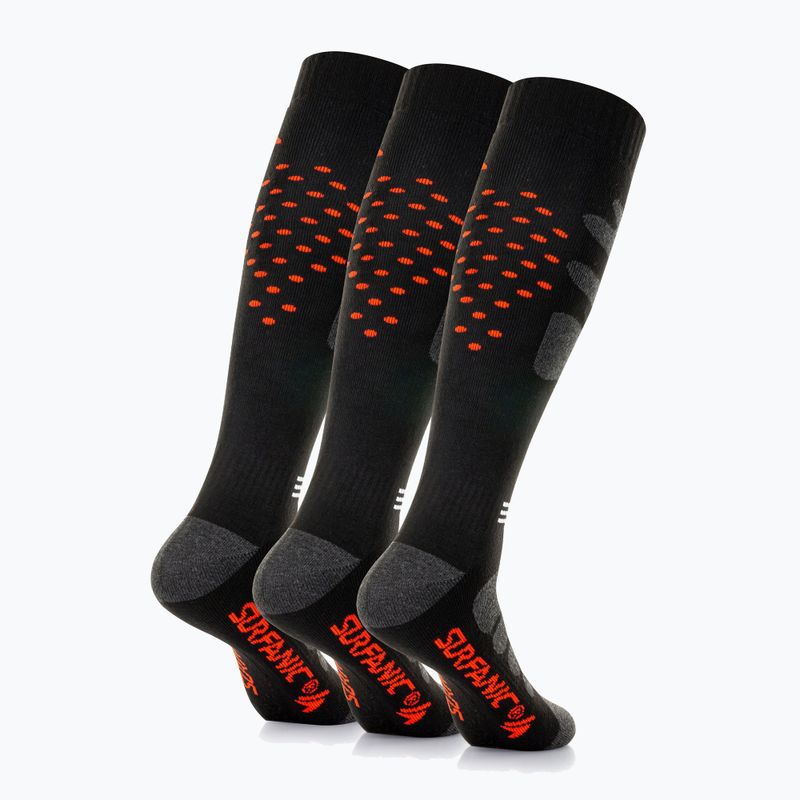 Lyžařské ponožky Surfanic Pro Tech Plus 3 pack orange 2