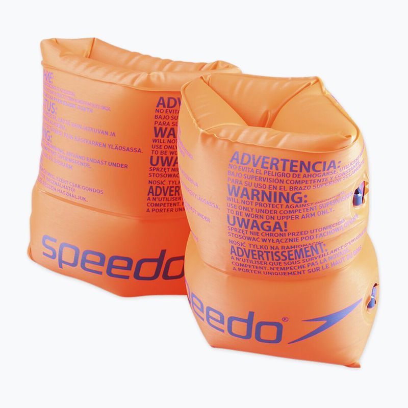 Dětské plavecké rukavice Speedo Roll UP Armbands oranžové 8-069451288