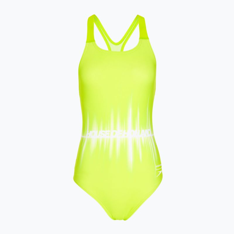 Dámské jednodílné plavky Speedo Printed Medalist green/white