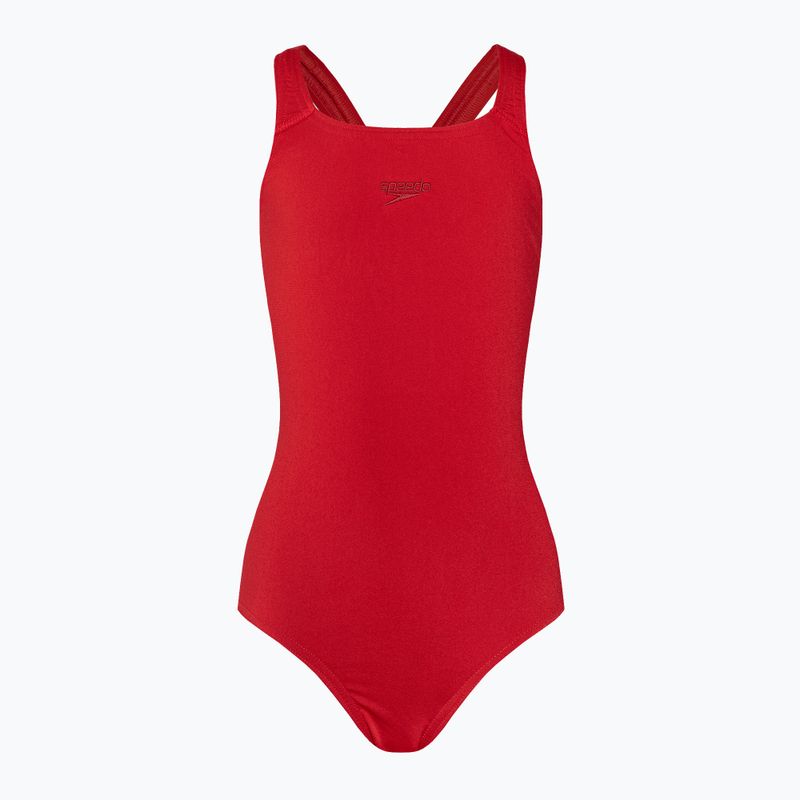 Speedo Eco Endurance+ Medalist červené dětské jednodílné plavky